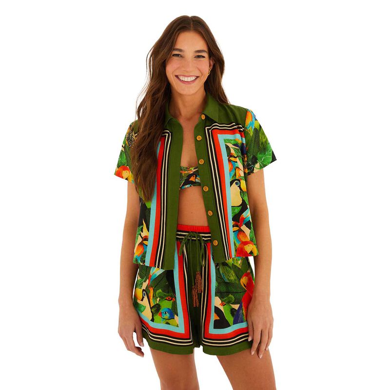 FARM Rio Bird Leaves Shorts image number 0